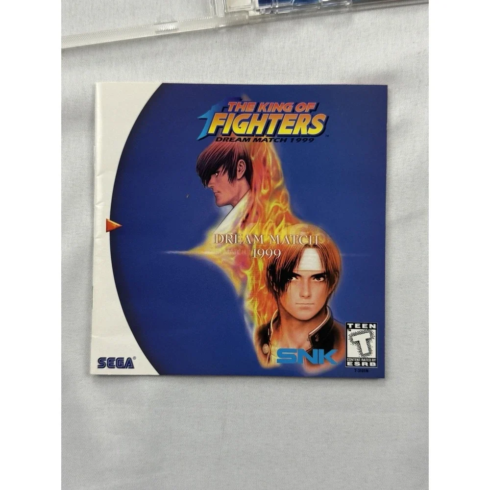 THE KING OF FIGHTERS DREAM MATCH 1999 SNK SEGA DREAMCAST KYO KUSANAGI CIB VF+